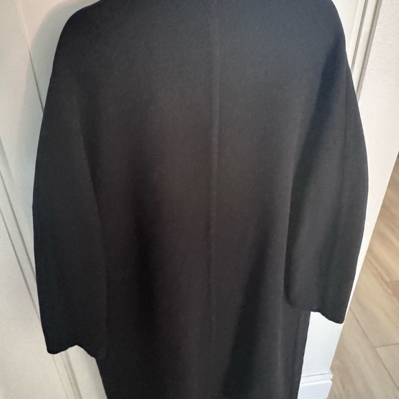 Sezane Wool-blend Black Coat - Picture 4 of 10